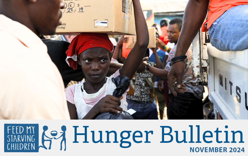 FMSC food distribution in Haiti