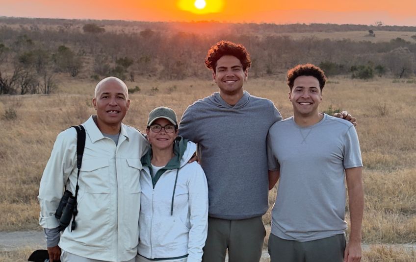 Teresa George with her family 