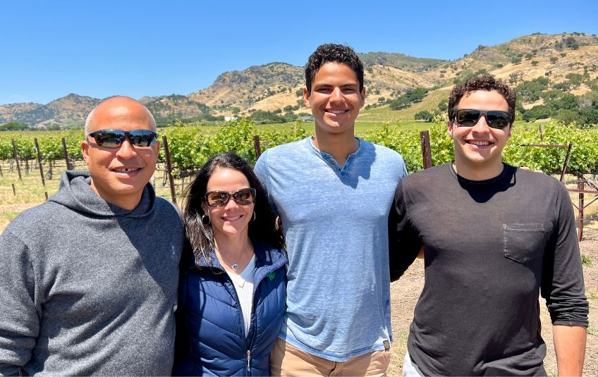 Teresa George with her family